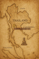 Amulette Lersi et Hanuman Roon Song Seti Baramee Kru - Wat Amphawan # 817 Magic of the Buddha