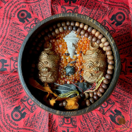 Autel portatif des Lersi consacré par Luang Phor Men du Wat Nat Thang Nok # 808 Magic of the Buddha