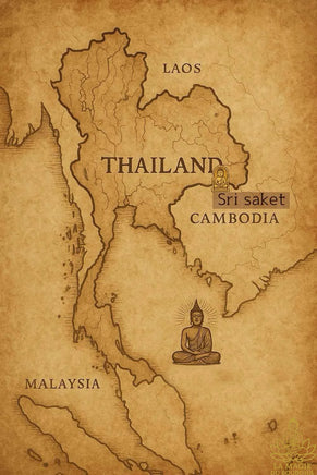 🔱 Bracelet sacré en bronze de Luang Phor Kliang Técha-Thammo – Wat Srithad # 791 Magic of the Buddha