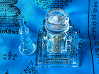 🛕 Chedi translucide aux reliques Sarira arc-en-ciel et Bouddha – Wat Luang Phor Sothorn # 700