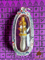 Petite amulette dague rituelle Phra Karn Tao Wessuwan – Très Vénérable Luang Phor Dooh # 751