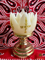 🪷 Blessed Buddhist altar lamp Yant Metta – Wat Traimit # 623