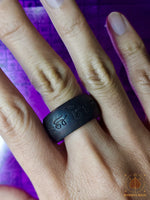 Wen Pok Meedh New-Phet Pah-Issuan Ring of the Most Venerable Luang Phor Moon of Wat Banjan # 887