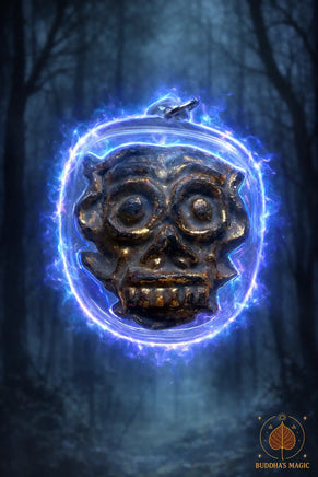 Rare et puissante amulette crâne Mae Hong Prai - Vénérable Luang Phor Somchai du Wat Dan Guien # 850 Magic of the Buddha