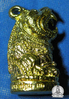 Tiger Amulet Jao Phaya Seuar Maha Amnat - Wat Bang Phra (Temple of the Most Venerable LP Pern) #18