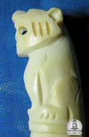Amulette dent de tigre sculptée en os - Wat Bang Phra (Temple du Très Vénérable LP Pern) # 13 - Magic of the Buddha