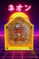 Tirelire mécanique vintage TOMY PLAY BANKS Japon Art Theater (avec piece de 10 yen) # 712