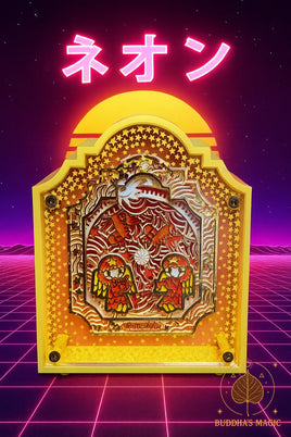 Tirelire mécanique vintage TOMY PLAY BANKS Japon Art Theater (avec piece de 10 yen) # 712