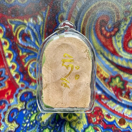 Tsa Tsa Manjushri en céramique verte – Wat Bhoman Khunaram # 849 Magic of the Buddha