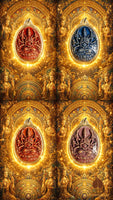 Tsa Tsa émaillés multicolores de Namgyalma - Wat Boman Khunaram # 848 Magic of the Buddha