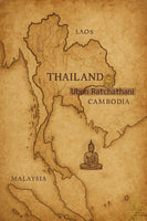 📿 Chapelet bouddhiste votif Look Phrakham – Bois sacré Mae Mongkhön – Très Vénérable Luang Phor Kambu (Wat Kut Chompoo) # 677