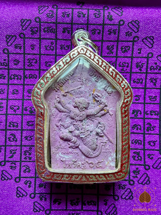 Amulette Phra Khunpen et Hanuman - Vénérable Phra Itthiyano du Wat Amphawan Chetiyaram # 806 Magic of the Buddha