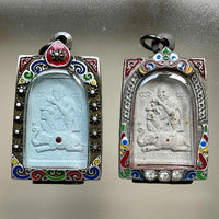 Amulette de Luang Phor Koon sur un éléphant – Wat Werurachin. # 583