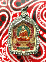 Polychrome Roop Lor Medal – Centenary of Luang Phor Path (Wat Huay Duan, 2021) # 580