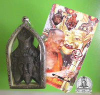 Large three-faced Lersi amulets - Wat Khao Lem # 130