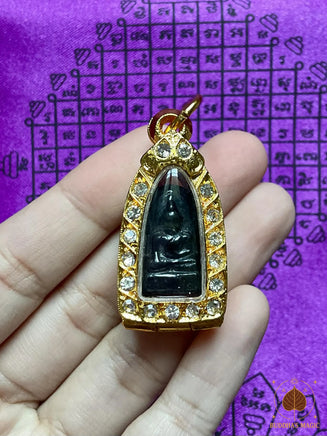 Amulette du Bouddha en Lek Lai Nam Rong – Très Vénérable Luang Phor Oun du Wat Tankong # 814 Magic of the Buddha