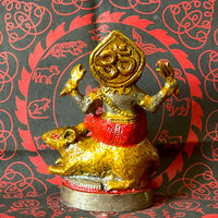 Statuette Ganesh sur Mooshika consacrée au Wat Sakai (1989) – Très Vénérable Luang Phor Dooh # 653