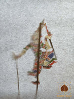 Marionnettes de théâtre d’ombre Nang Talung – Artisanat thaïlandais traditionnel # 754