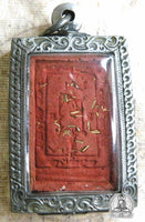 Amulette Phra Somdej rouge - Wat Khao Bandaï It (Temple du Très Vénérable LP Daeng). # 103