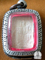 Petite amulette Roop Lor au tigre du Très Vénérable LP Pern du Wat Bang Phra. # 48